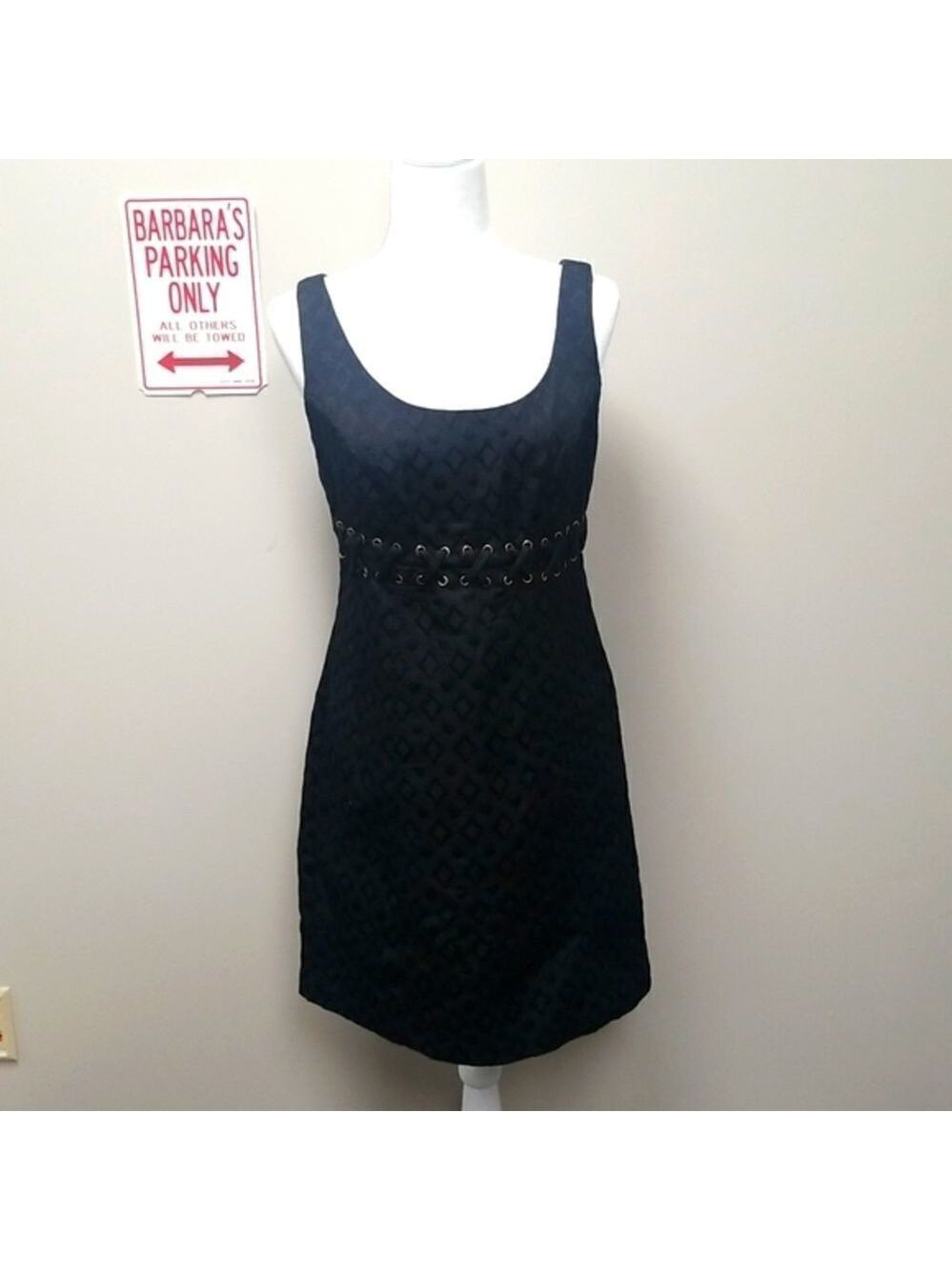 TIANA B. High Waisted Dress Black NWT SZ 6